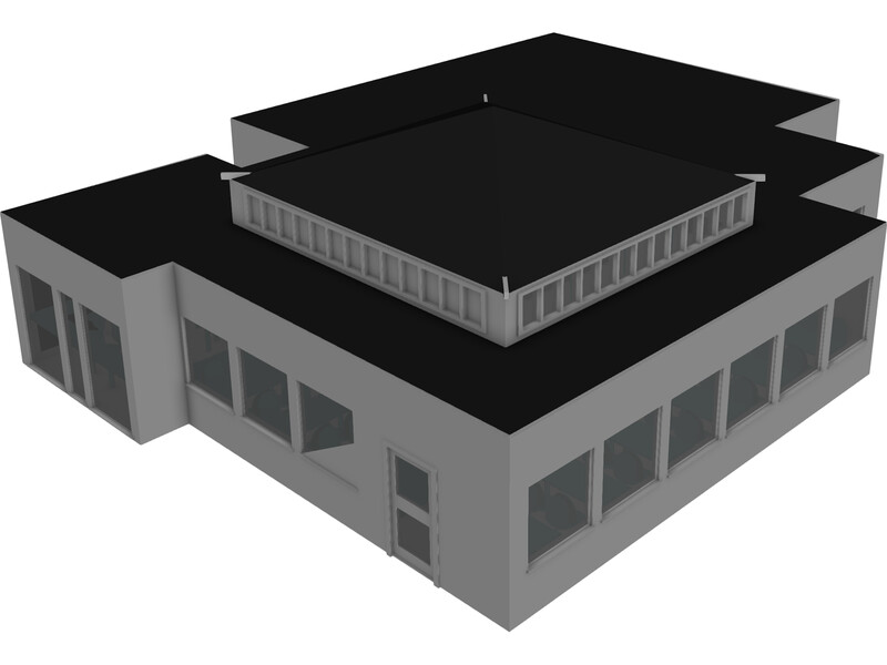 Cafe 3D Model