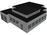 Cafe 3D Model preview