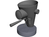 Cafeteira Bugatti 3D Model preview