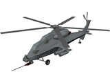 CAIC WZ-10 Gunship 3D Model preview