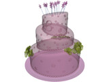 Cake Sweet 16 3D Model
