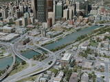 Calgary City, AB, Canada (2020) 3D Model