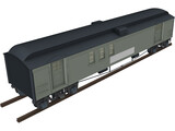 Canadian Mail Car 3D Model preview