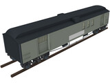 Canadian Mail Car 3D Model