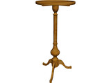 Candle Table 3D Model preview