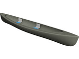 Canoe 3D Model preview