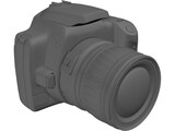 Canon EOS 400D 3D Model