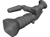 Canon XL2 Video Camera 3D Model preview
