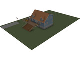 Cape House 3D Model preview