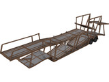Car Carrier 3D Model preview