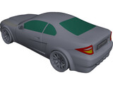 Car Concept 3D Model preview