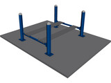 Car Lift 3D Model preview