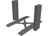 Car Lift 3D Model preview