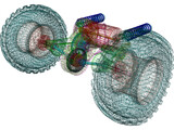 Car Suspension 3D Model