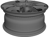Car Wheel 3D Model preview