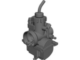 Carburetor Yamaha DT LC 3D Model preview