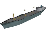 Cargo Ship 3D Model preview