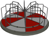 Carousel 3D Model preview