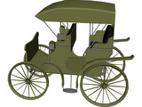 Carriage Surrey 3D Model preview