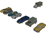 Cars Pack 3D Model preview