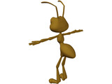Cartoon Ant 3D Model