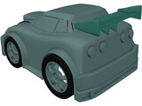 Cartoon Car 3D Model