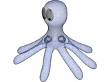 Cartoon Octopus 3D Model