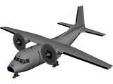 CASA C212-200 Aviocar 3D Model preview