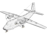 CASA C212-200 Aviocar 3D Model