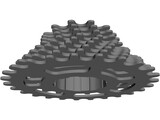 Cassette 9 Speed Rear 3D Model