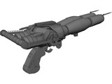 Caster Gun 3D Model preview
