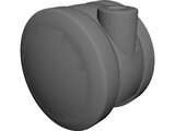 Caster Wheel 3D Model preview