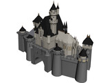 Castle 3D Model preview