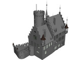 Castle 3D Model preview