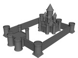 Castle Fantasy 3D Model preview