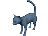 Cat 3D Model preview