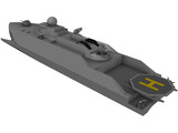 Catamaran Destroyer 3D Model