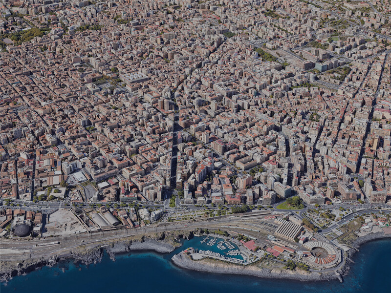 Catania City, Italy (2023) 3D Model