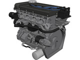 Caterham Duratec Engine 3D Model preview