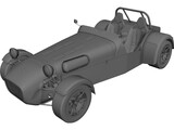 Caterham R500 3D Model preview