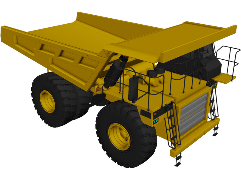 Caterpillar 777D 3D Model