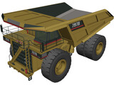 Caterpillar 797B 3D Model preview