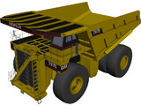 Caterpillar 797B 3D Model preview