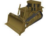 Caterpillar Bulldozer 3D Model preview