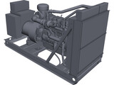 Caterpillar C15 Generator Set 3D Model preview