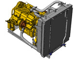 Caterpillar C27 Engine 3D Model