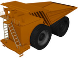 Caterpillar Mining Truck 3D Model preview