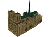 Cathedral Notre Dame 3D Model preview