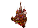 Cathedral Saint Basils 3D Model preview