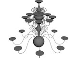 Ceiling Lamp 3D Model preview